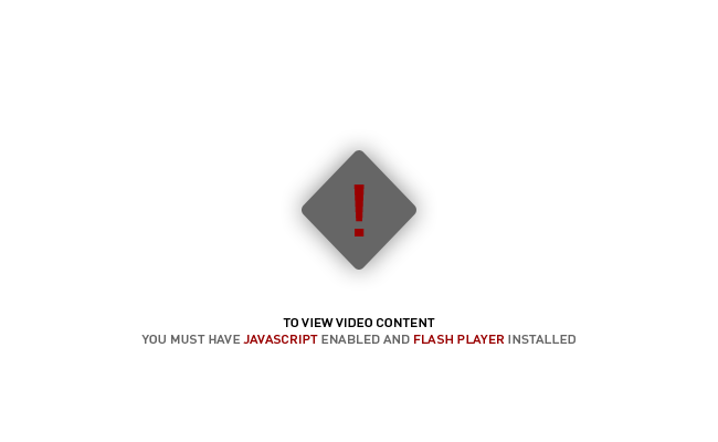 Javascript and Flash must be enabled and installed.